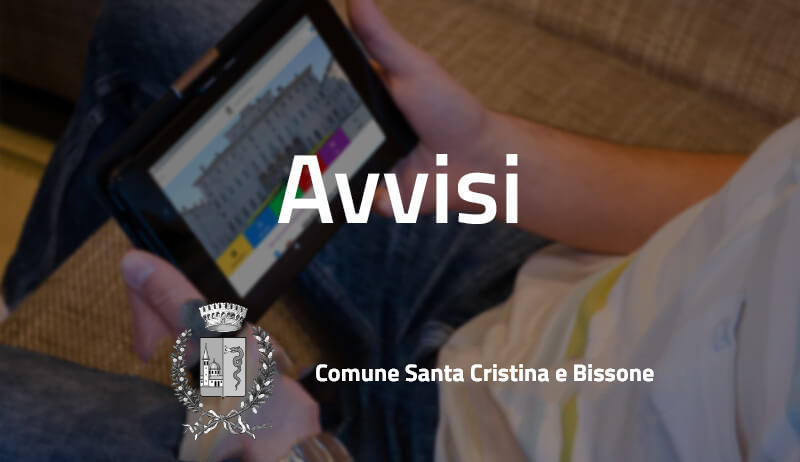 comune di santa cristina e bissone news avvisi cover
